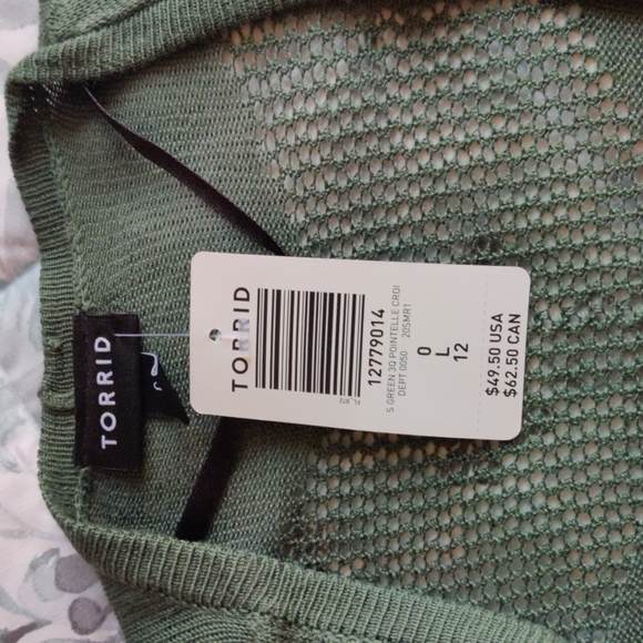 Torrid long cardigan NWT - Picture 2 of 4